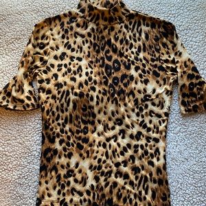 NWOT Olivia Rae-  Cheetah Crop Top, SIZE: XS